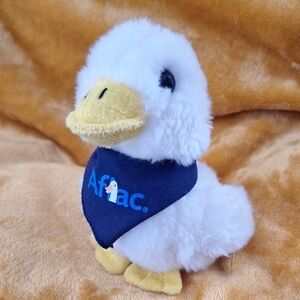 Aflac Talking Duck Stuffed Animal Plush Sales Rep Advertisement